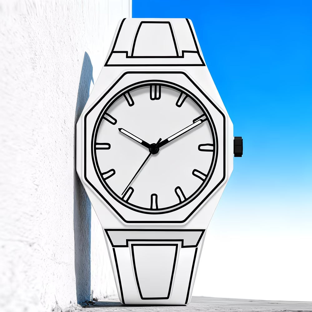 White Cartoon Watch