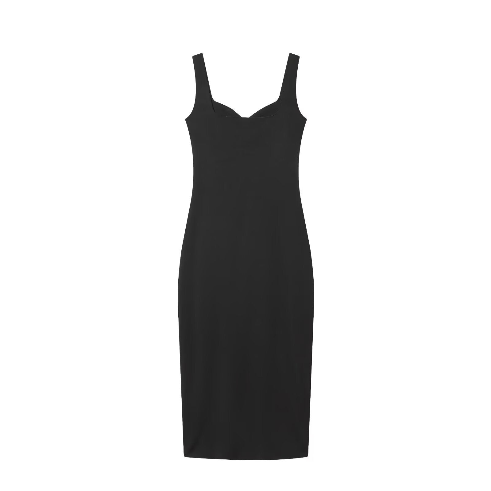 Light luxury rhinestone sparkling elastic MIDI dress