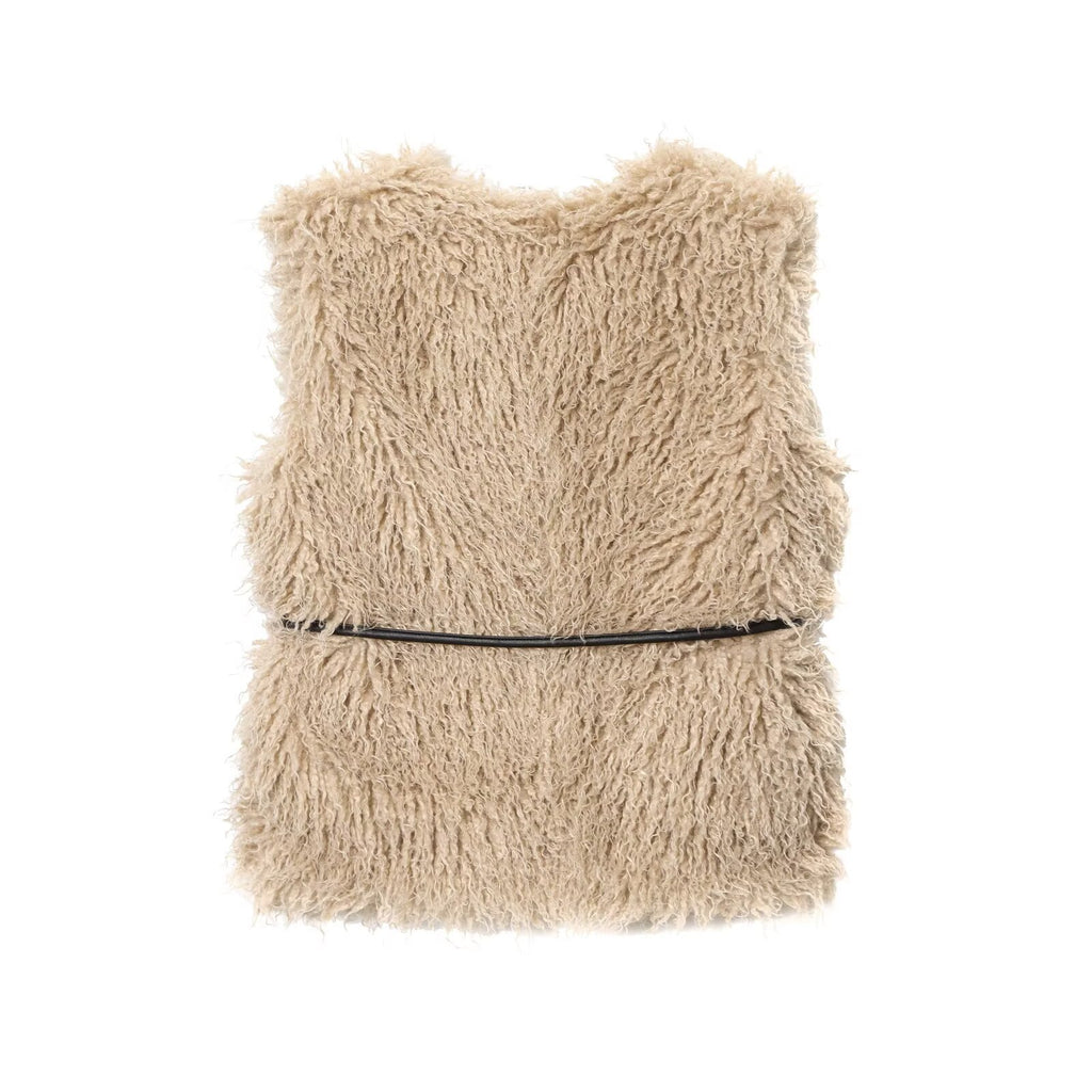 Chic Luxury Faux Fur Vest for Women  Innerwear