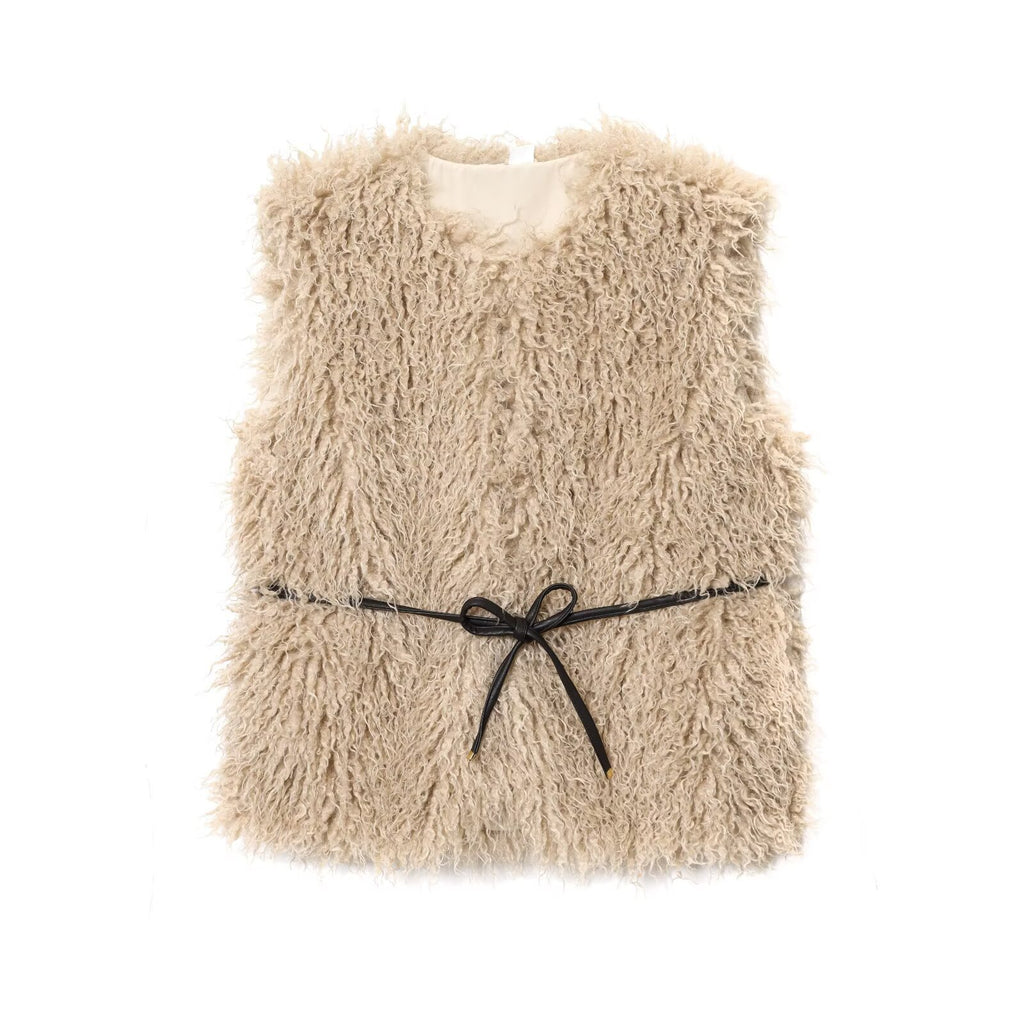 Chic Luxury Faux Fur Vest for Women  Innerwear