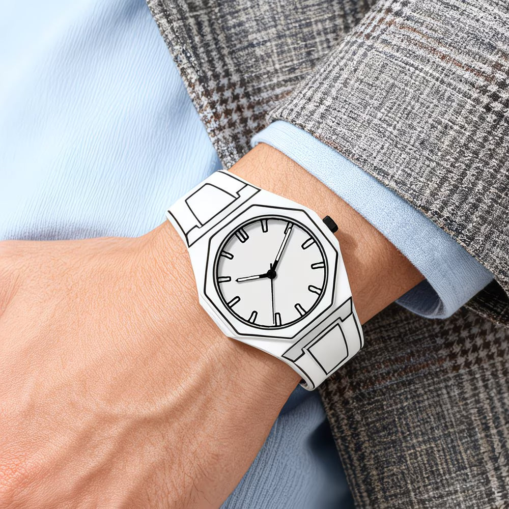White Cartoon Watch